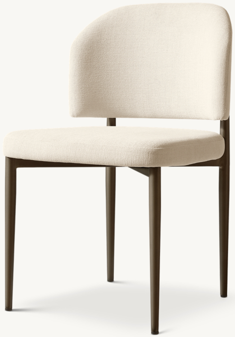 Eva Metal Fabric Dining Side Chair