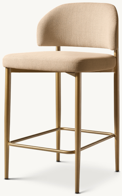 Eva Metal Fabric Bar & Counter Stool