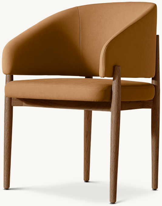 Eva Vegan Leather Dining Armchair