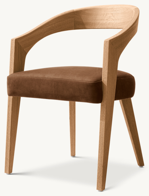 Chloé Leather Dining Armchair