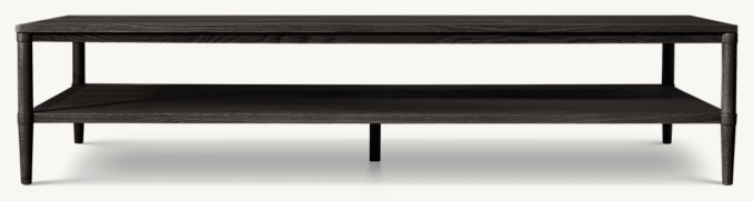 Front view of François Rectangular Coffee Table 