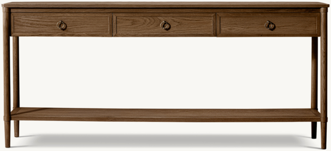 Front view of François Console Table 