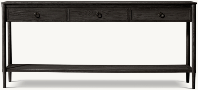 Front view of François Console Table 