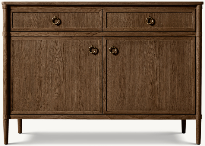 François Double-Door Sideboard with Drawers
