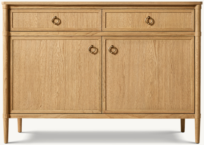 Front view of François Double-Door Sideboard With Drawers 