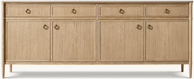 Shown in Greige Oak.