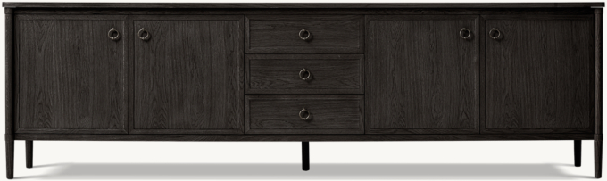 François 4-door Media Console with Drawers