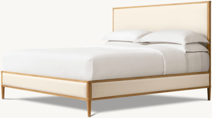 François Fabric Panel Bed