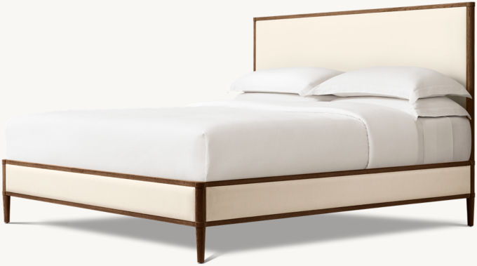François Fabric Panel Bed