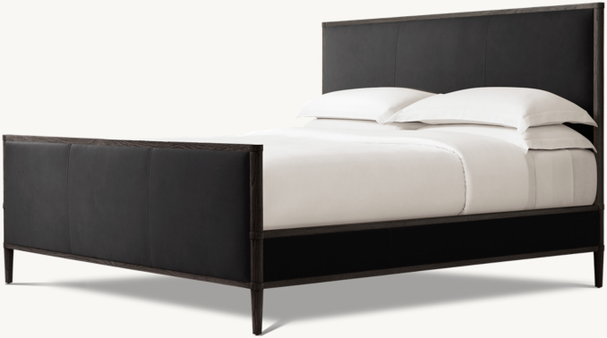 Shown in Italian Cavallino Ebony with Black Oak finish.