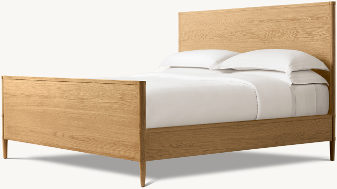 François Panel Bed with Footboard