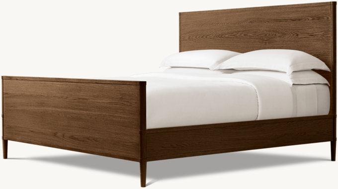 François Panel Bed with Footboard