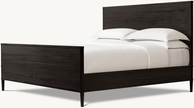 François Panel Bed with Footboard