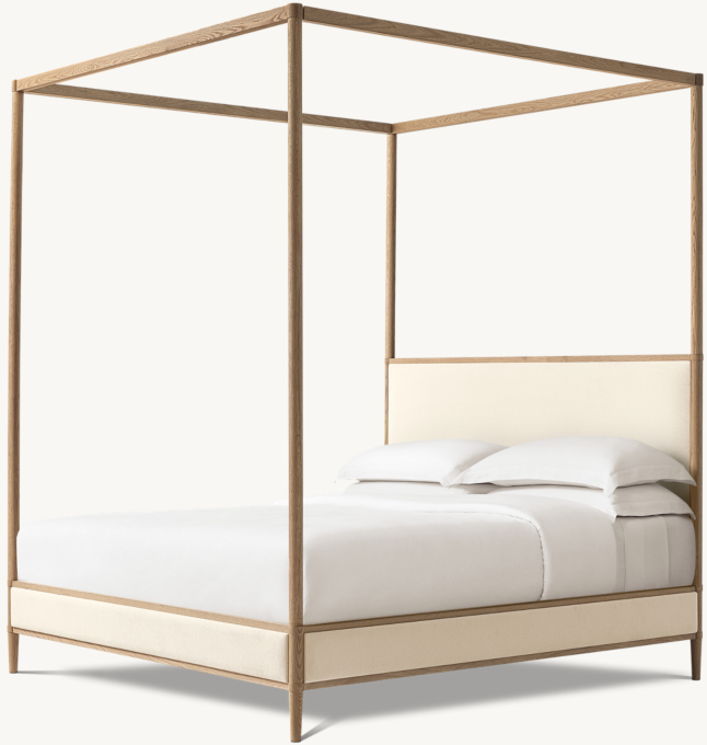 François Fabric Canopy Bed
