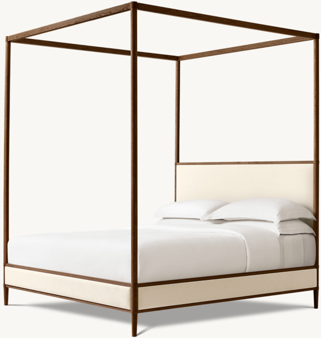François Fabric Canopy Bed