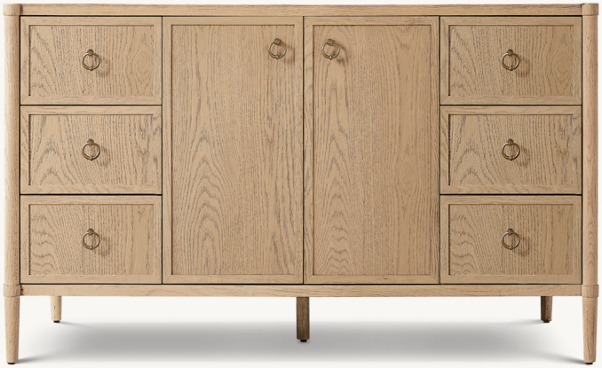 Shown in Greige Oak.