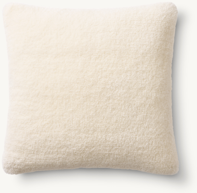 Hakim Merino Wool Solid Pillow - Square