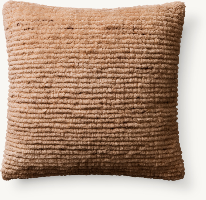 Overhead view of Hakim Merino Wool Pillow - Square 