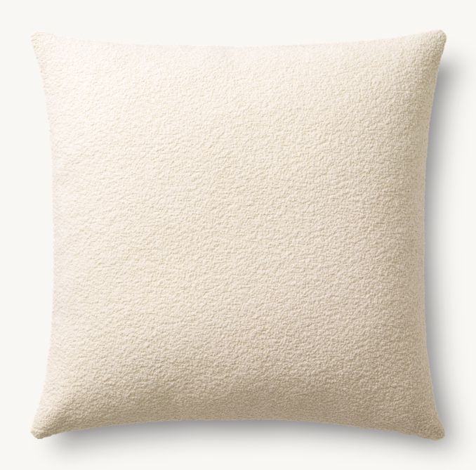 Performance Bouclé Pillow - Square | RH