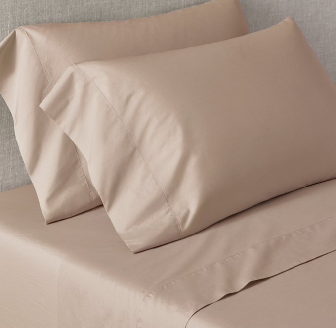 Italian Ultra-Soft 464-Thread-Count Percale Sheet Set