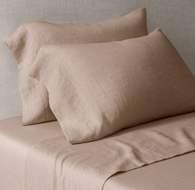 Italian Heritage Washed Linen Sheet Set