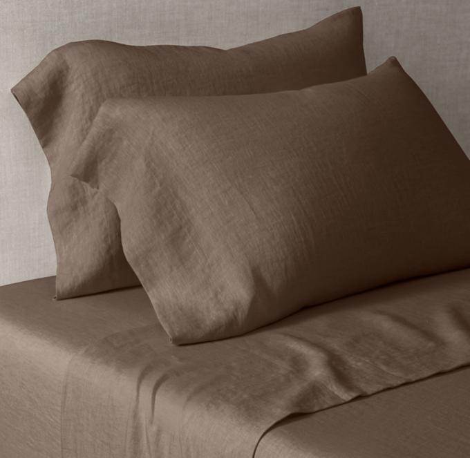 Italian Heritage Washed Linen Sheet Set