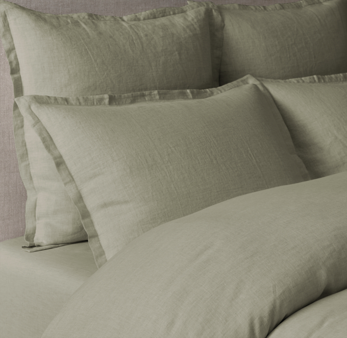 Italian Heritage Washed Linen Duvet Cover
