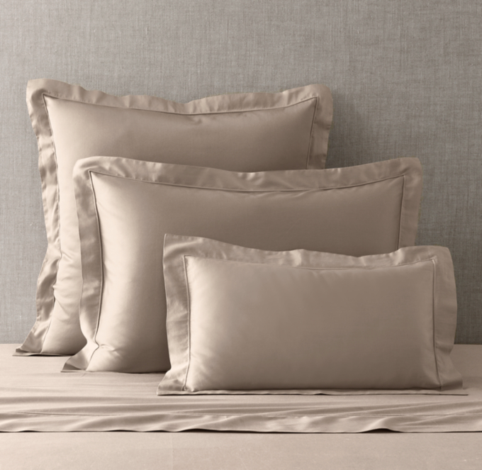 Italian Ultra-Soft 600-Thread-Count Sateen Flange Sham