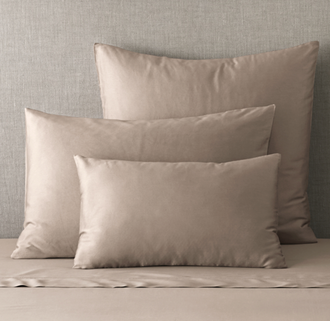 Italian Ultra-Soft 600-Thread-Count Sateen Knife-Edge Sham