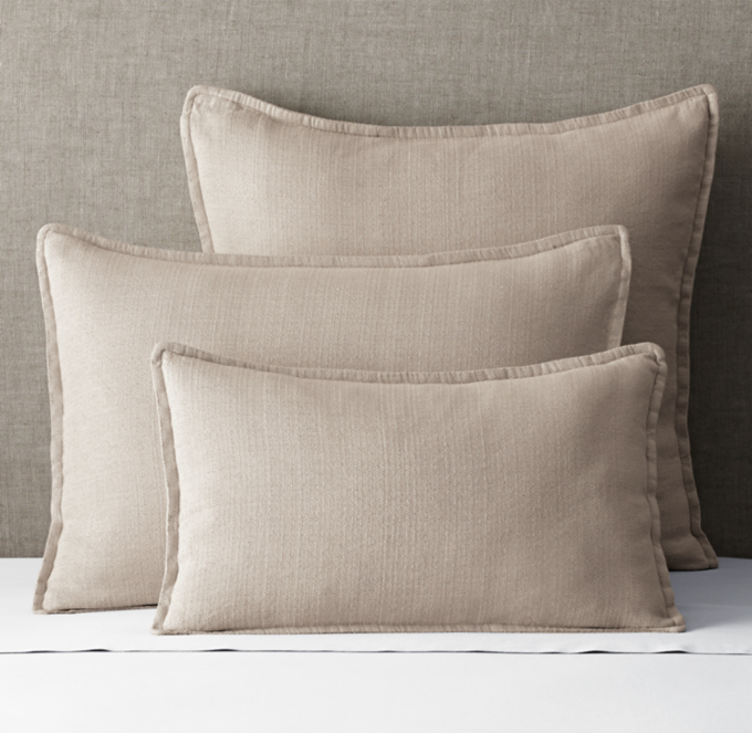 Italian Lucca Linen-Cotton Weave Sham