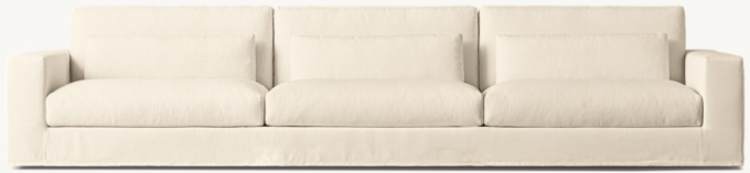 Lugano Slipcovered 3-Seat Sofa