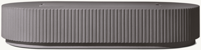 Reeded Plinth Rectangular Fire Table Top