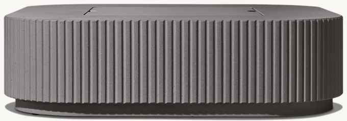 Reeded Plinth Square Fire Table Top