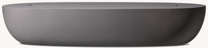 Obround Rectangular Fire Table Top