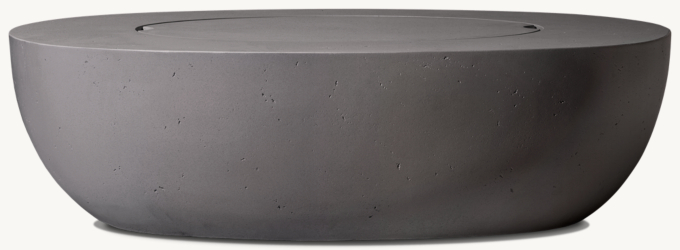 Obround Rounded Square Fire Table Top