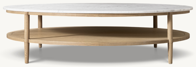 François Marble Round Coffee Table