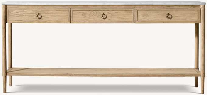 François Marble Console Table