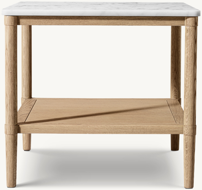 François Marble Square Side Table