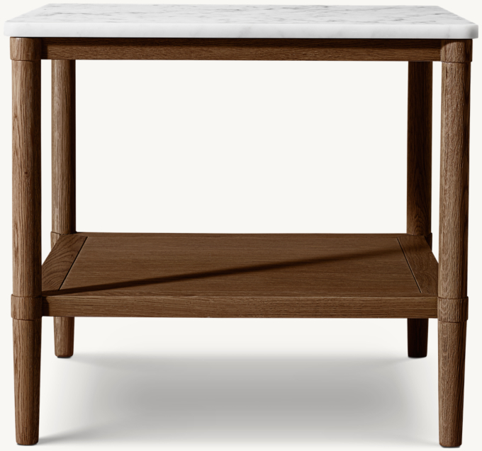François Marble Square Side Table