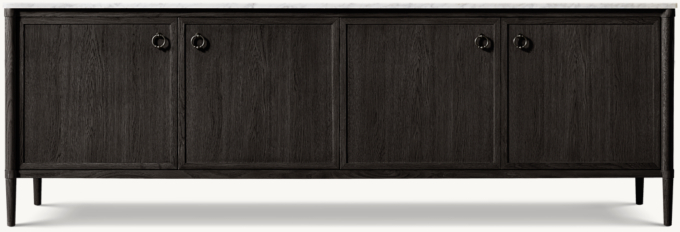 François Marble 4-door Media Console