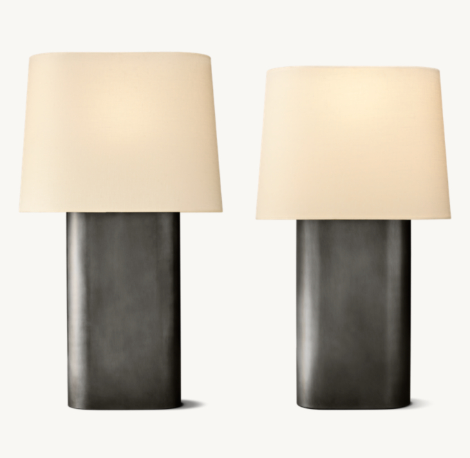 76cm and 61cm lamps shown (left to right) in Bronze.