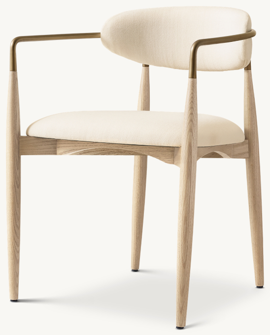 Arno Fabric Dining Armchair