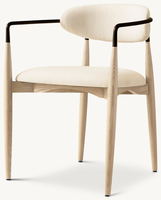Arno Fabric Dining Armchair