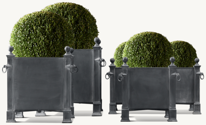 Versailles - Jardinière - Zinc