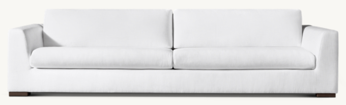 Modena Taper Arm 2-Cushion Sofa