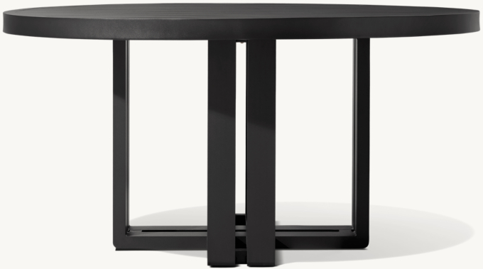 Vigo Aluminum Round Dining Table