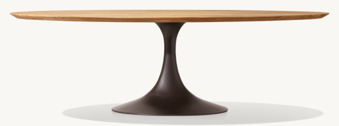 Aero Teak Oval Dining Table