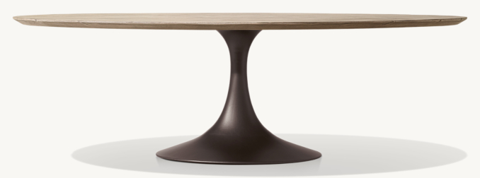 Aero Teak Oval Dining Table