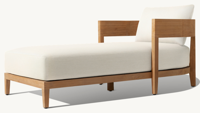 Balmain Teak Chaise