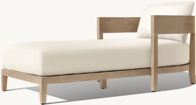 Balmain Teak Chaise